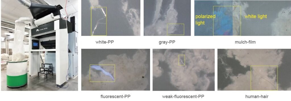 CONTAMINATION SORTER FOR SPINNING BLOW-ROOM LINE